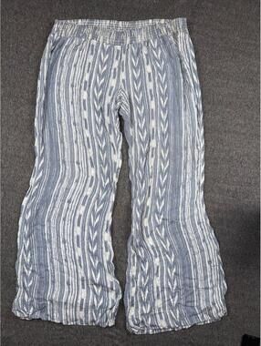 Billabong Wide-leg Beach Pants Lightweight Breathable Women’s Large Resort Wear